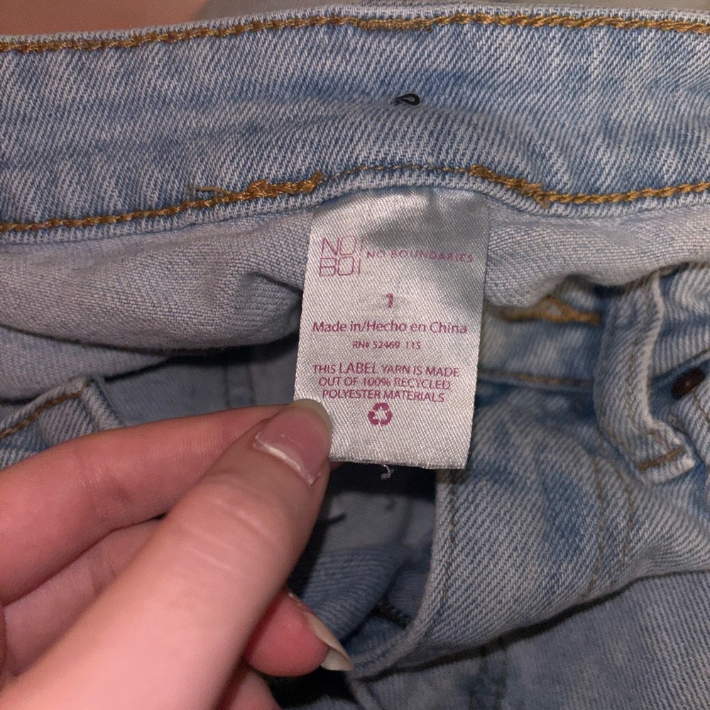 No Boundaries Sky Blue Denim Pants